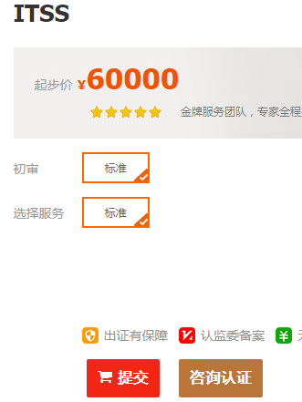 ITSS認證價(jià)格